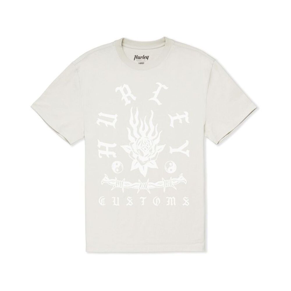 Hurley Mens Long Sleeve Graphic T-Shirt, NWT